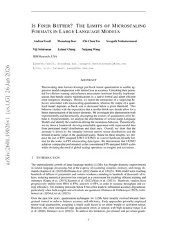 Is Finer Better? The Limits of Microscaling Formats in Large Language Models