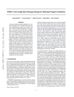 XIMP: Cross Graph Inter-Message Passing for Molecular Property Prediction