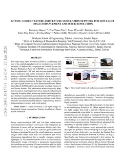 GTFMN: Guided Texture and Feature Modulation Network for Low-Light Image Enhancement and Super-Resolution