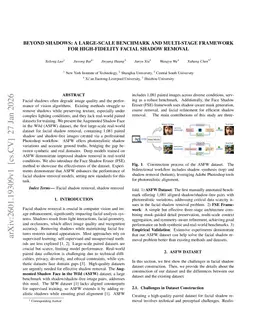 Beyond Shadows: A Large-Scale Benchmark and Multi-Stage Framework for High-Fidelity Facial Shadow Removal