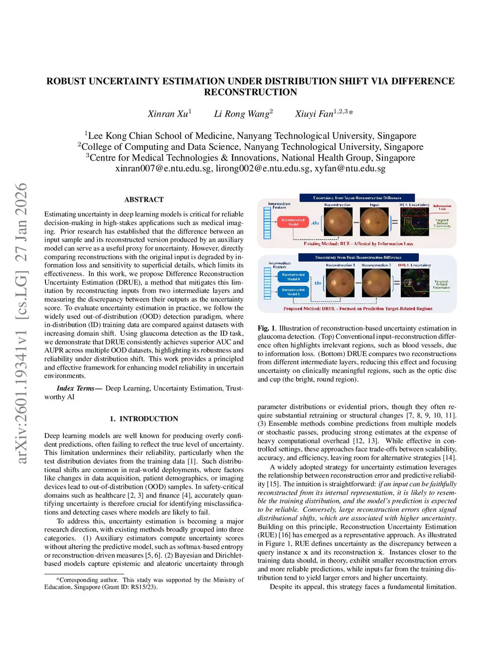 Robust Uncertainty Estimation under Distribution Shift via Difference ...