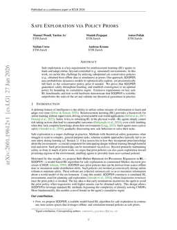 Safe Exploration via Policy Priors