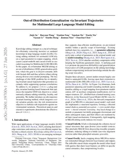Generalizable Multimodal Large Language Model Editing via Invariant Trajectory Learning