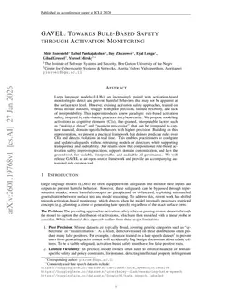 GAVEL: Towards rule-based safety through activation monitoring