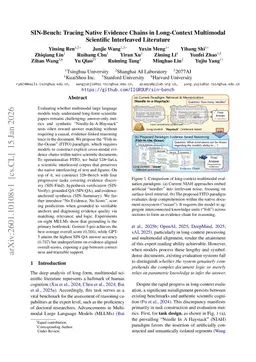 SIN-Bench: Tracing Native Evidence Chains in Long-Context Multimodal Scientific Interleaved Literature