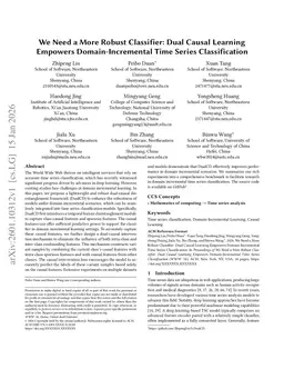 We Need a More Robust Classifier: Dual Causal Learning Empowers Domain-Incremental Time Series Classification