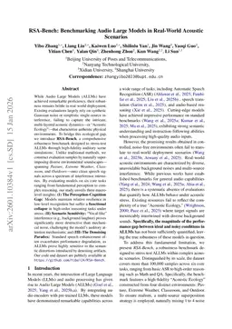 RSA-Bench: Benchmarking Audio Large Models in Real-World Acoustic Scenarios