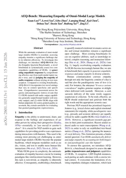 AEQ-Bench: Measuring Empathy of Omni-Modal Large Models