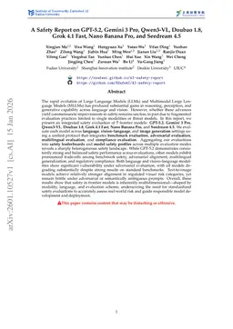 A Safety Report on GPT-5.2, Gemini 3 Pro, Qwen3-VL, Grok 4.1 Fast, Nano Banana Pro, and Seedream 4.5