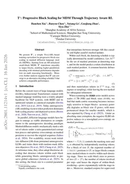 T$^\star$: Progressive Block Scaling for Masked Diffusion Language Models Through Trajectory Aware Reinforcement Learning
