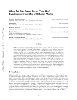 When Are Two Scores Better Than One? Investigating Ensembles of Diffusion Models