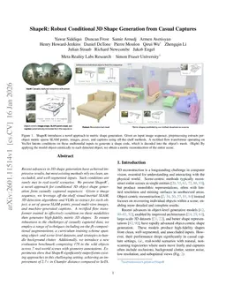 ShapeR: Robust Conditional 3D Shape Generation from Casual Captures