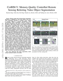 CroBIM-V: Memory-Quality Controlled Remote Sensing Referring Video Object Segmentation