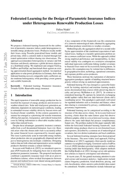 Federated Learning for the Design of Parametric Insurance Indices under Heterogeneous Renewable Production Losses