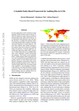 A Scalable Entity-Based Framework for Auditing Bias in LLMs