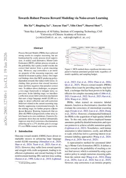Towards Robust Process Reward Modeling via Noise-aware Learning