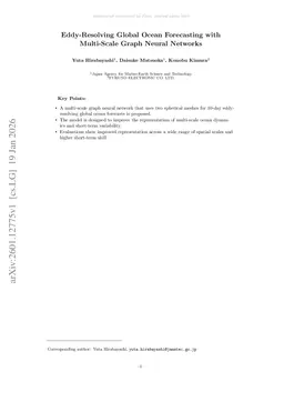 Eddy-Resolving Global Ocean Forecasting with Multi-Scale Graph Neural Networks