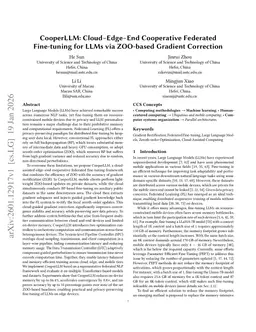 CooperLLM: Cloud-Edge-End Cooperative Federated Fine-tuning for LLMs via ZOO-based Gradient Correction