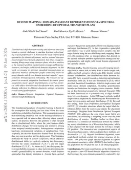 Beyond Mapping : Domain-Invariant Representations via Spectral Embedding of Optimal Transport Plans