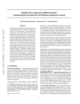 Should I Have Expressed a Different Intent? Counterfactual Generation for LLM-Based Autonomous Control