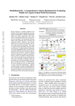 MobileBench-OL: A Comprehensive Chinese Benchmark for Evaluating Mobile GUI Agents in Real-World Environment