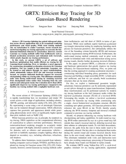 GRTX: Efficient Ray Tracing for 3D Gaussian-Based Rendering