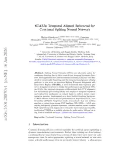 STAER: Temporal Aligned Rehearsal for Continual Spiking Neural Network