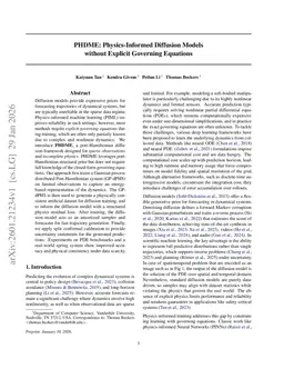 PHDME: Physics-Informed Diffusion Models without Explicit Governing Equations