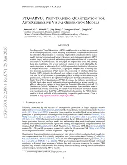 PTQ4ARVG: Post-Training Quantization for AutoRegressive Visual Generation Models