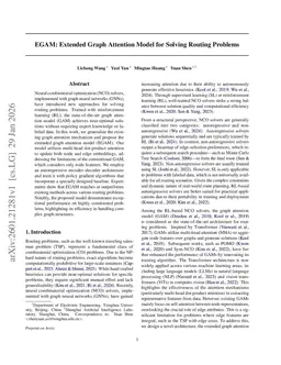 EGAM: Extended Graph Attention Model for Solving Routing Problems