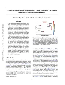 Dynamical Adapter Fusion: Constructing A Global Adapter for Pre-Trained Model-based Class-Incremental Learning