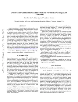 Understanding Frechet Speech Distance for Synthetic Speech Quality Evaluation