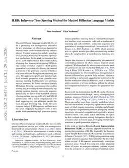 ILRR: Inference-Time Steering Method for Masked Diffusion Language Models