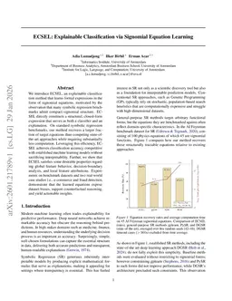 ECSEL: Explainable Classification via Signomial Equation Learning