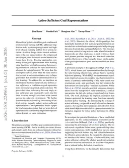 Action-Sufficient Goal Representations