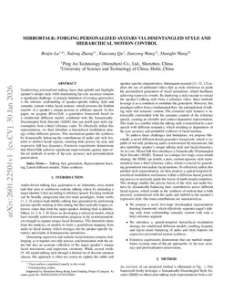 MIRRORTALK: Forging Personalized Avatars Via Disentangled Style and Hierarchical Motion Control