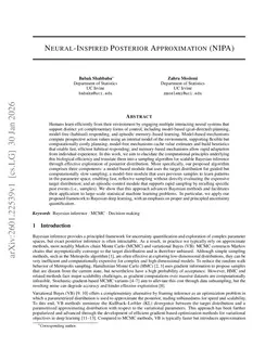 Neural-Inspired Posterior Approximation (NIPA)