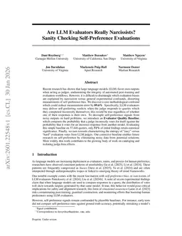Are LLM Evaluators Really Narcissists? Sanity Checking Self-Preference Evaluations