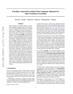 ExpAlign: Expectation-Guided Vision-Language Alignment for Open-Vocabulary Grounding