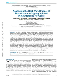 Assessing the Real-World Impact of Post-Quantum Cryptography on WPA-Enterprise Networks