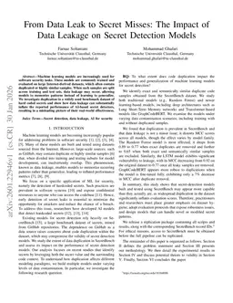 From Data Leak to Secret Misses: The Impact of Data Leakage on Secret Detection Models