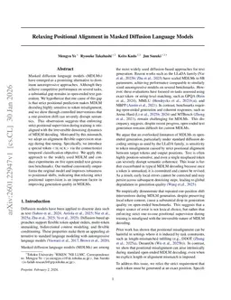 Relaxing Positional Alignment in Masked Diffusion Language Models
