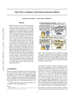 Safer Policy Compliance with Dynamic Epistemic Fallback