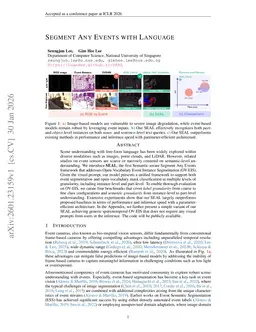 Segment Any Events with Language