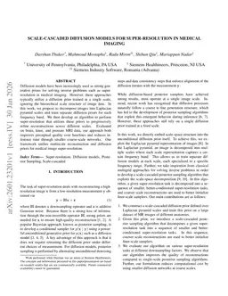 Scale-Cascaded Diffusion Models for Super-Resolution in Medical Imaging