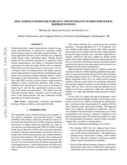SEIS: Subspace-based Equivariance and Invariance Scores for Neural Representations