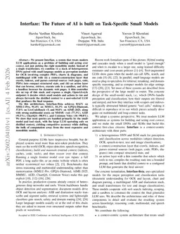 Interfaze: The Future of AI is built on Task-Specific Small Models