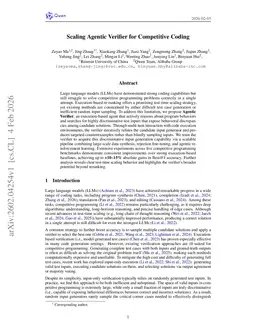 Scaling Agentic Verifier for Competitive Coding