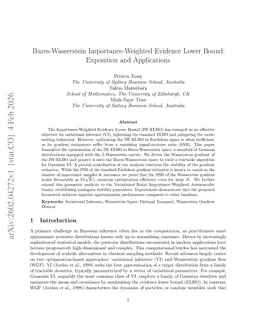 Bures-Wasserstein Importance-Weighted Evidence Lower Bound: Exposition and Applications