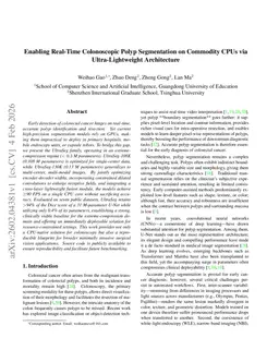 Enabling Real-Time Colonoscopic Polyp Segmentation on Commodity CPUs via Ultra-Lightweight Architecture